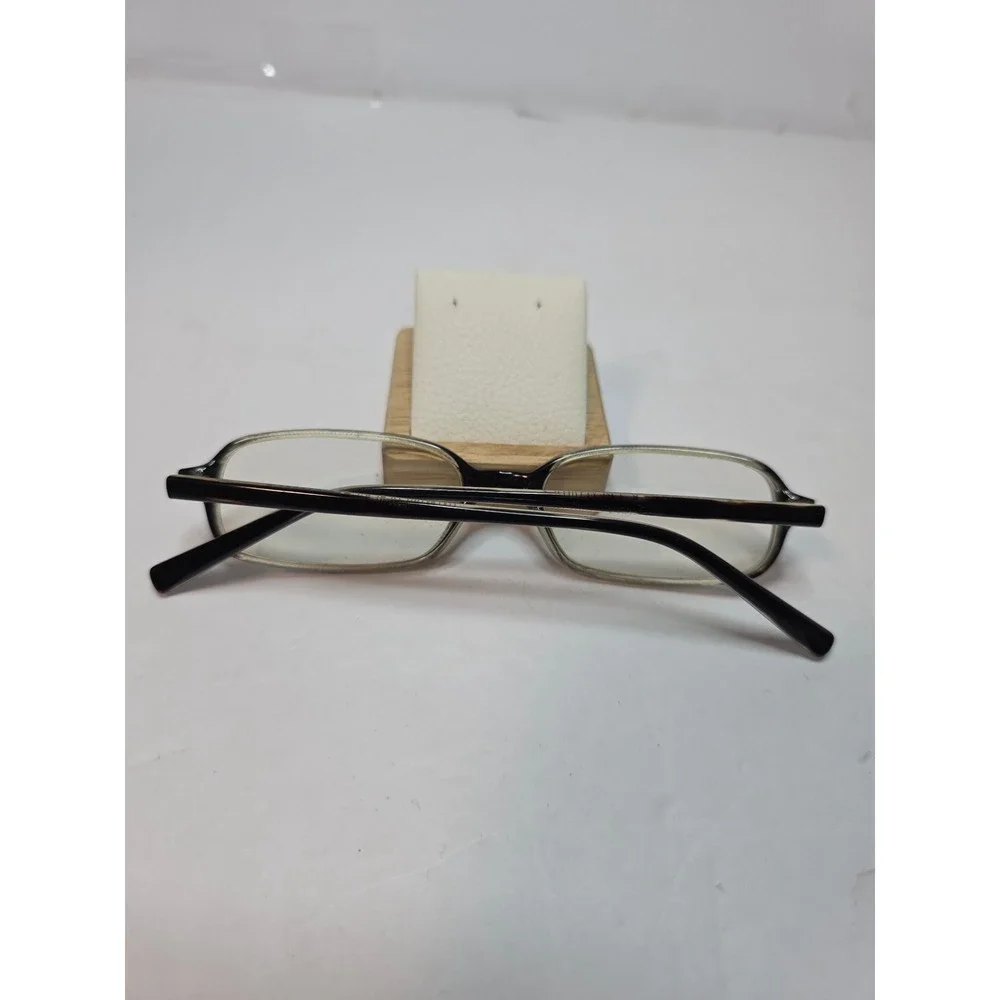 I-Deal Optics Frame Only Grant Black Crystal Rectangle Eyeglasses 51-19-140 Cute